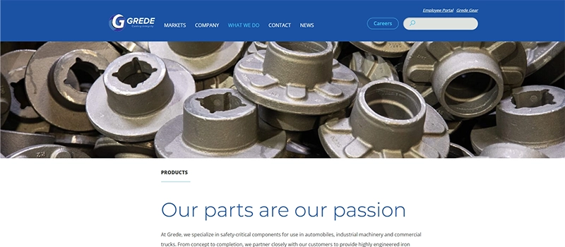 Dalian Zhongsheng Metal Products 10 World’s Best Sand Casting Manufacturers & Brands Grede Holdings LLC (USA)