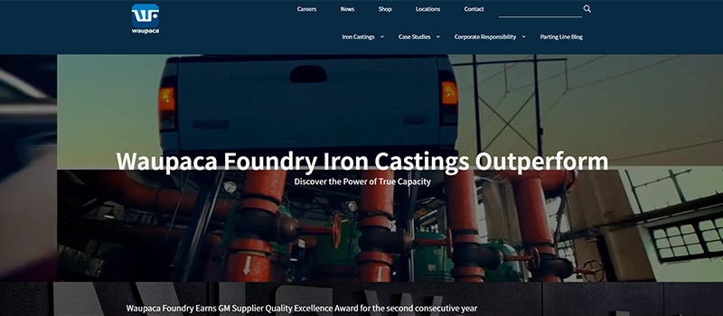 Dalian Zhongsheng Metal Products 10 World’s Best Sand Casting Manufacturers & Brands Waupaca Foundry, Inc. (USA)