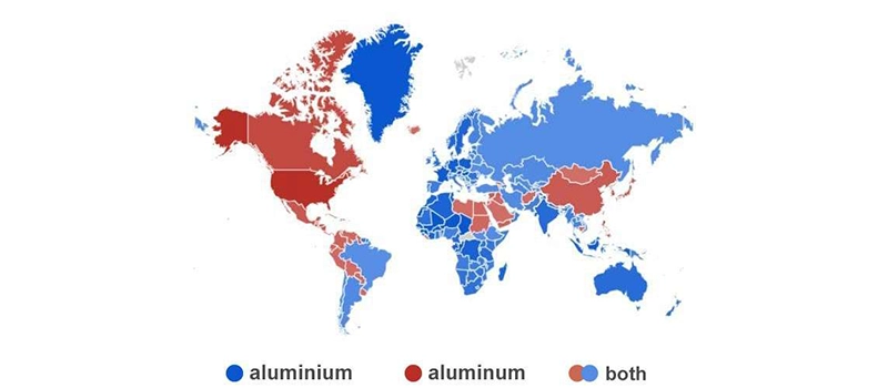 Dalian Zhongsheng Metal Products Aluminium vs Aluminum Who Says Aluminium Who Says Aluminum