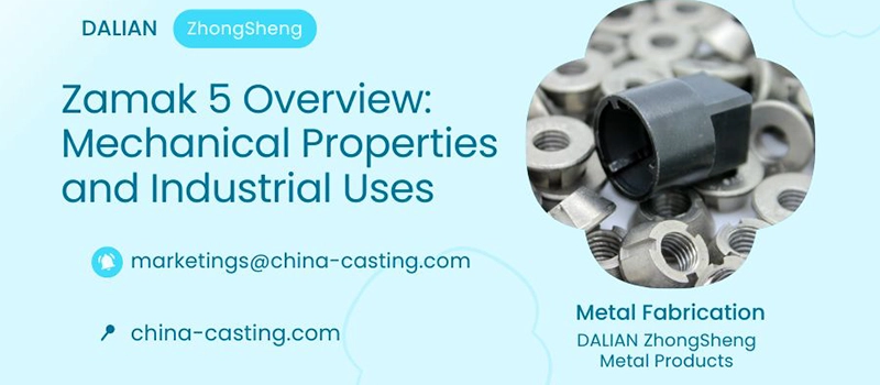 Dalian Zhongsheng Metal Products Zamak 5 Overview Mechanical Properties and Industrial Uses