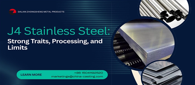 Dalian Zhongsheng Metal Products J4 Stainless Steel Strong Traits Processing and Limits