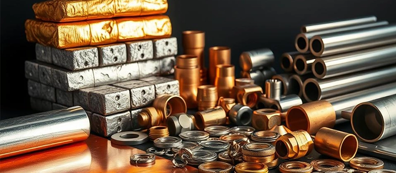 Dalian Zhongsheng Metal Products Common Types of Non-Ferrous Metals