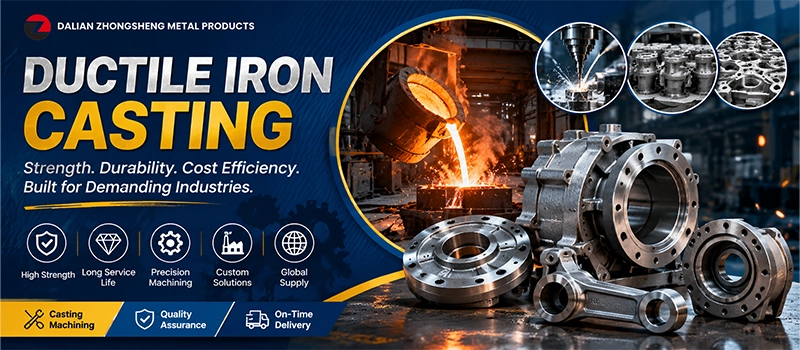 Dalian Zhongsheng Metal Products Ductile Iron Casting Essential Benefits Process
