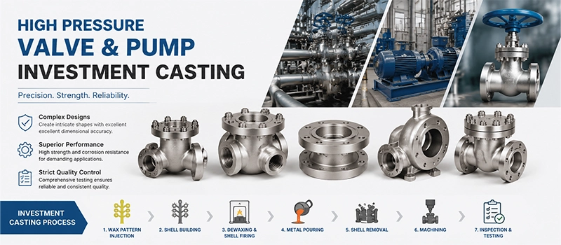 Dalian Zhongsheng Metal Products Common Materials for High Pressure Valve & Pump Investment Casting