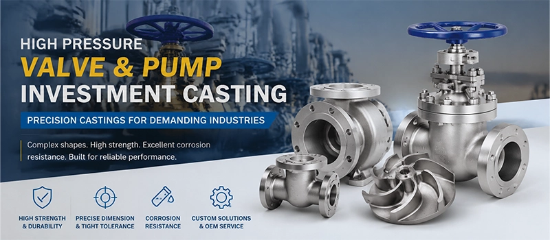 Dalian Zhongsheng Metal Products High Pressure Valve Pump Investment Casting Complete Guide