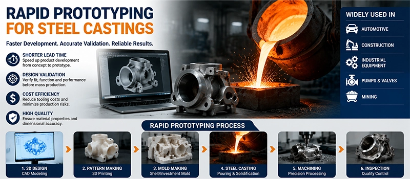 Dalian Zhongsheng Metal Products Rapid Prototyping for Steel Castings What Is Rapid Prototyping for Steel Castings