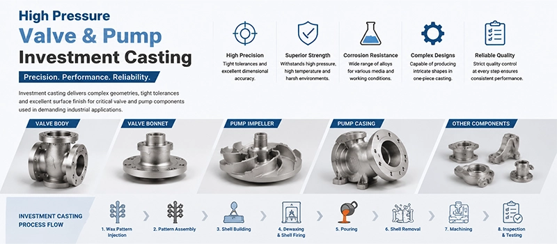 Dalian Zhongsheng Metal Products What Is High Pressure Valve Pump Investment Casting
