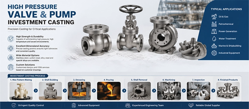Dalian Zhongsheng Metal Products Why Investment Casting Is Ideal for High Pressure Valve and Pump Components