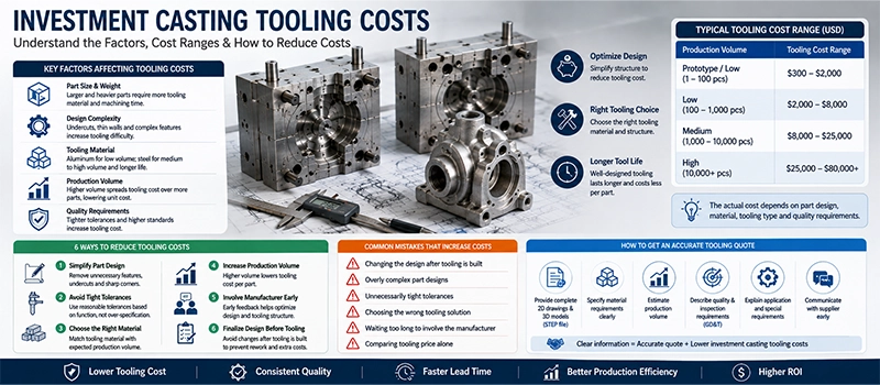 Dalian Zhongsheng Metal Products Investment Casting Tooling Costs Is Investment Casting Worth the Tooling Cost