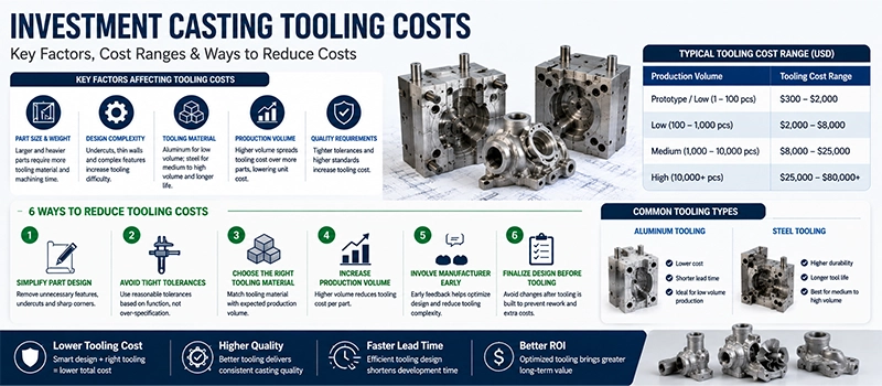 Dalian Zhongsheng Metal Products Investment Casting Tooling Costs What Is Investment Casting Tooling