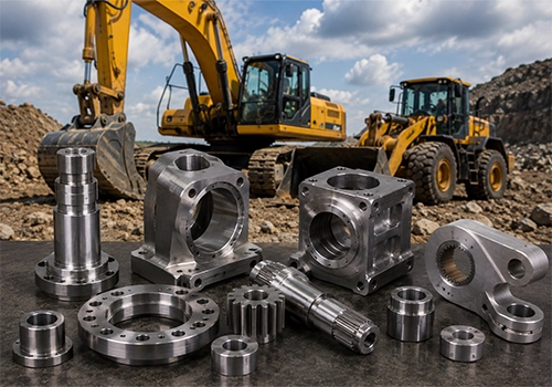 Dalian Zhongsheng Metal Products Leading CNC Machining Manufacturer Industries We Serve CONSTRUCTION EQUIPMENT