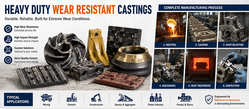 Dalian Zhongsheng Metal Products Types of Heavy Duty Wear Resistant Castings
