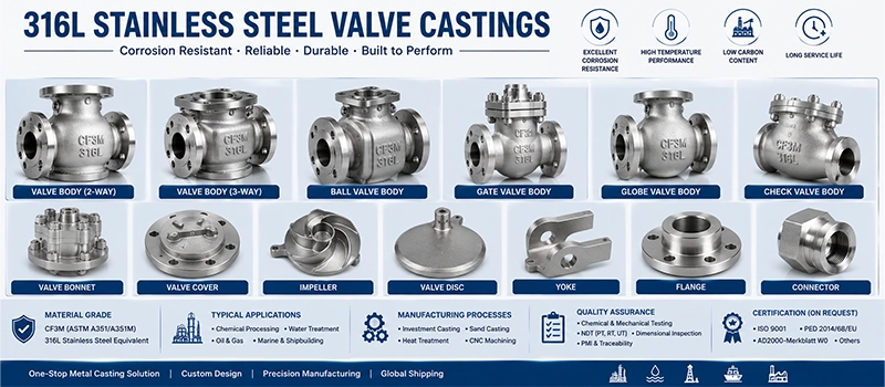 Dalian Zhongsheng Metal Products What Is 316L Stainless Steel for Valve Castings