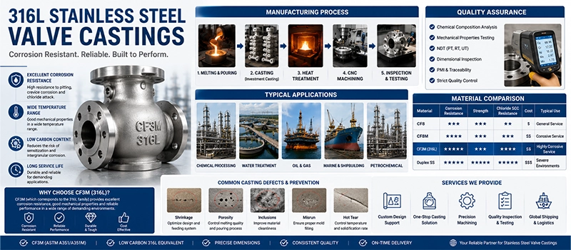 Dalian Zhongsheng Metal Products Why Choose 316L Stainless Steel for Valve Castings