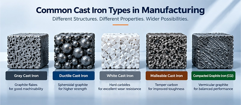 Dalian Zhongsheng Metal Products Cast Iron Types in Manufacturing Common Cast Iron Types in Manufacturing