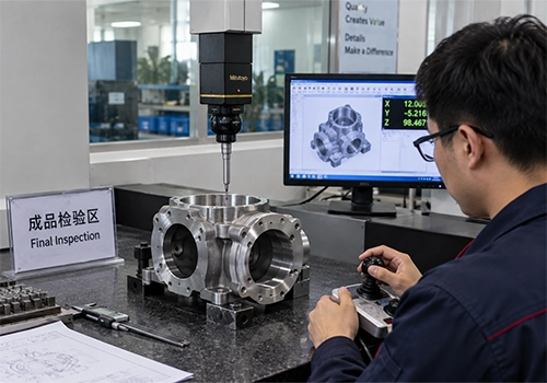 Dalian Zhongsheng Metal Products Our Quality Control Process Final Inspection